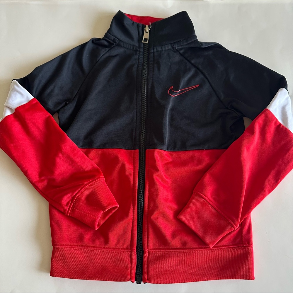 Nike Kids' Black and Red Jacket